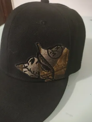 Gorra estilo béisbol negra