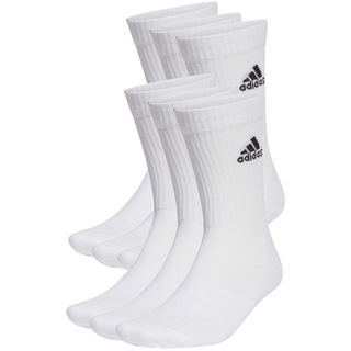 Calcetines Adidas clásicos 6 pares Blancos 43-45