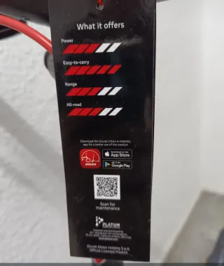 Patinete Eléctrico Ducati pro 1 EVO