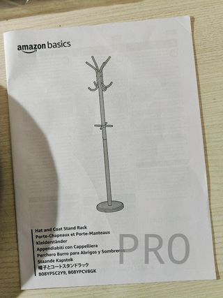 Porta cappelli da terra - Amazon Basics