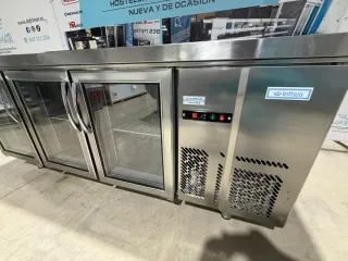 Mesa Refrigerada Infrico 3 Puertas Cristal