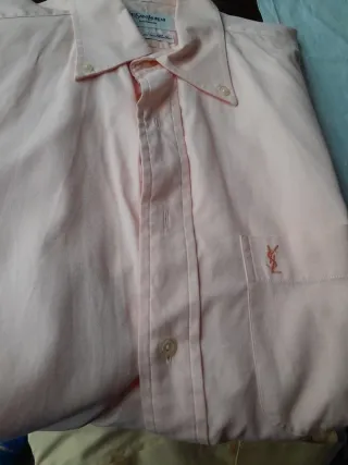 Camisa Yves Saint Laurent Rosa Hombre talla S-T2
