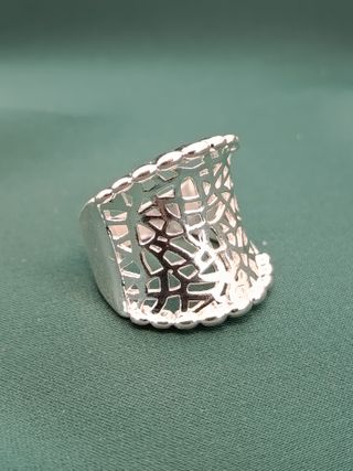 Anillo Plata Ley 925 Diseño Calado