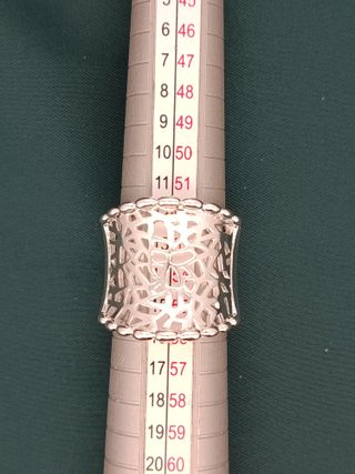 Anillo Plata Ley 925 Diseño Calado