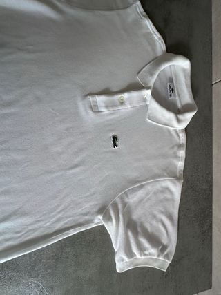 Polo Lacoste Blanco Talla M