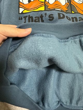 Sudadera Donald y Chaqueta Zara Talla M