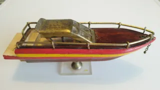 Maqueta Lancha Motora Antigua