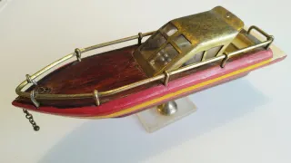 Maqueta Lancha Motora Antigua