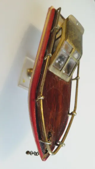 Maqueta Lancha Motora Antigua