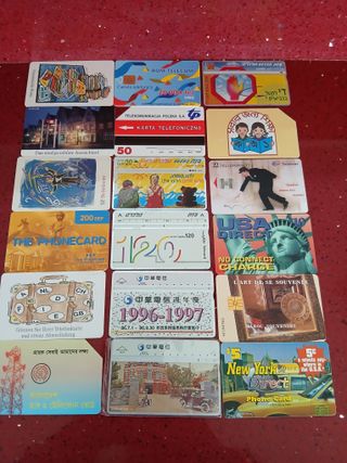 Lote 94 carte telefoniche mondiali