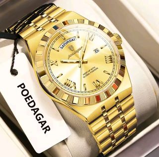 Reloj POEDAGAR Dorado Hombre