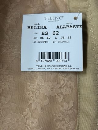 Faja Moldeadora Teleno Beige Talla 62 y 66