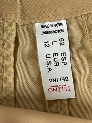 Faja Moldeadora Teleno Beige Talla 62 y 66