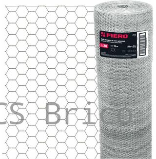 Malla Hexagonal Acero Galvanizado - 0,9 M - 13x13 mm - 45 M