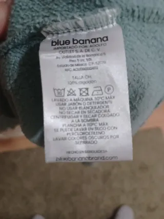 Sudadera Blue Banana con logo X