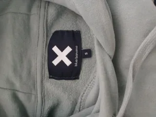 Sudadera Blue Banana con logo X