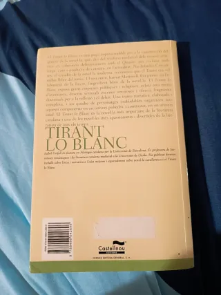 Libro "Tirant lo Blanc"