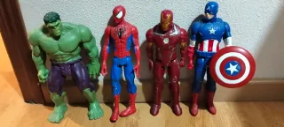 Figuras Superhéroes Marvel (4 piezas)