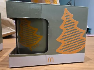 Taza McCafé McDonald's Verde Árbol Navidad