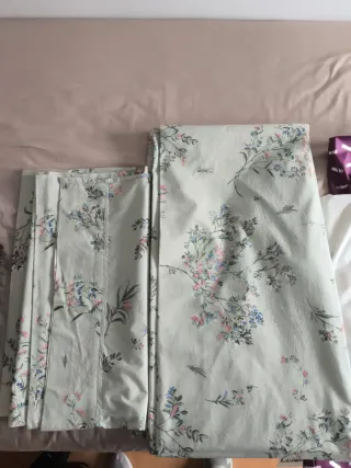 Juego sábanas algodón 200 hilos sin usar