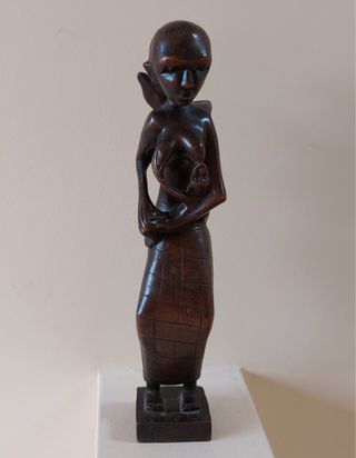 4 Figuras africanas de madera