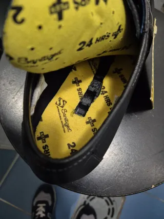 Zapatos 24 Horas Negro Talla 42 Nuevos