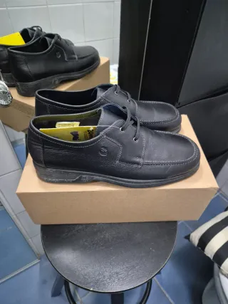 Zapatos 24 Horas Negro Talla 42 Nuevos