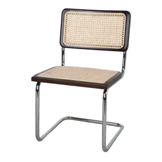 SENEKA MARRON WENGUE SILLA ESTRUCTURA ACERO