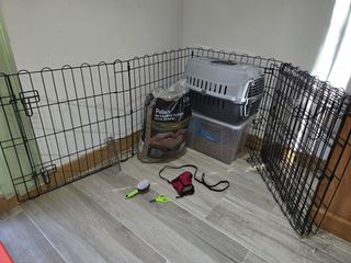 Transportín + Cerca + Jaula Mascota