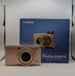 Canon PowerShot SX210IS en caja