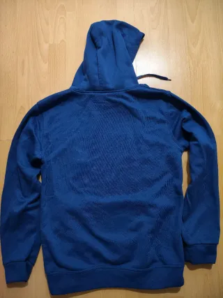 Felpa blu con stampa logo