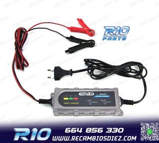 CARGADOR DE BATERIA COCHE MOTO BARCO 12V