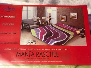 Dos Mantas para cama de 90
