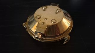 Lampada Applique Tartaruga Ottone Esterno 200mm