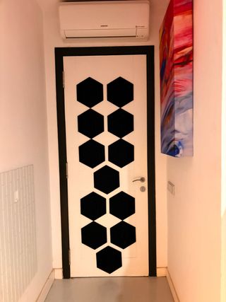 Paneles Acústicos Hexagonales Negros