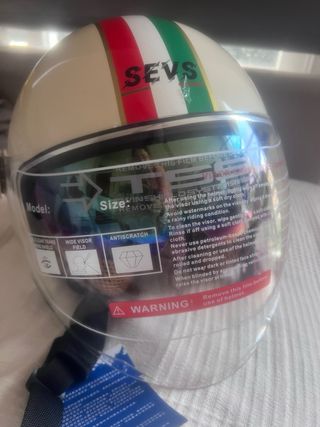 Casco Moto Jeep Italia Vespa Talla M