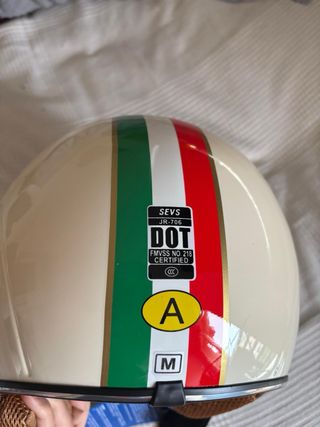 Casco Moto Jeep Italia Vespa Talla M