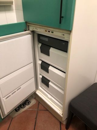 Cucina componibile verde acqua