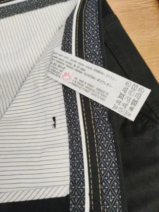 Pantalones negros hombre talla XL