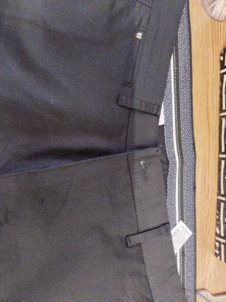 Pantalones negros hombre talla XL