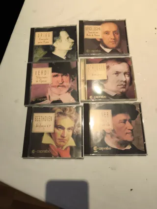 Lote 6 CDs Música Clásica: Grieg, Verdi, etc.