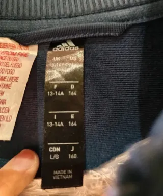 Sudadera Adidas Talla S Azul/Turquesa