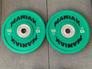 Lote Discos Bumper Olímpicos (20, 15, 10, 5Kg)