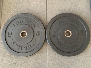 Lote Discos Bumper Olímpicos (20, 15, 10, 5Kg)