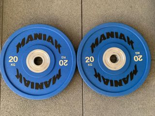 Lote Discos Bumper Olímpicos (20, 15, 10, 5Kg)