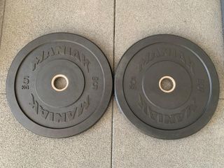 Lote Discos Bumper Olímpicos (20, 15, 10, 5Kg)