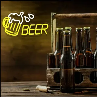 Lampada Neon LED "BEER"