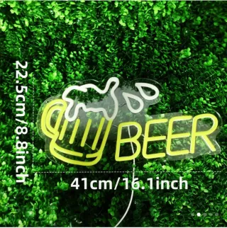 Lampada Neon LED "BEER"