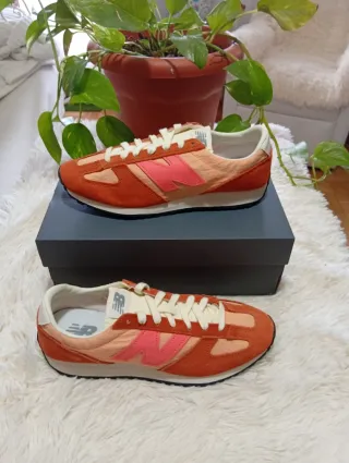Zapatillas New Balance Talla 42 Naranja/Rosa