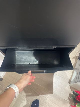 Zapatero negro 3 cajones